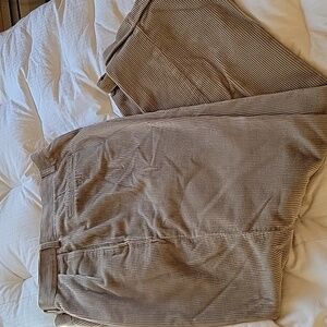 Nautica Rigger Corduroy Pants Oyster Brown/khaki - Size 34 X 30